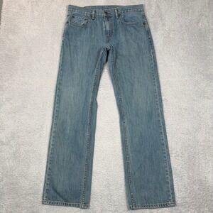 Levis 559 Relaxed Straight Jeans Mens 32x34 Medium Wash Blue Denim 90s Style EUC